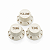 Knob Para Guitarra Stratocaster Branco Botões Tone Volume - Imagem 1