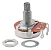 Potenciometro Base Grande Eixo Longo Linear Para Guitarra B500K - Imagem 1