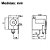 Conector Jack J4 2.1mm DC-005 Para Placa Pedal Com Plug P4 - Imagem 5