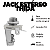 Jack P10 Estéreo 1/4'' Alta Qualidade Para Guitarra Contra Baixo - Imagem 2