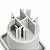 Conector Speakon Painel Fêmea Powercon 3 Polos Cinza Com Trava - Imagem 5