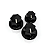 Knobs Para Contra Baixo Jazz Bass Preto Botões Tone Volume - Imagem 1