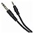 Cabo De Audio P2 Stereo X P10 Stereo 2 Metros Preto - Imagem 3