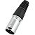 Plug Conector XLR Canon Linha Macho Niquelado 3 Terminais - Imagem 3