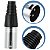 Plug Conector XLR Canon Linha Macho Niquelado 3 Terminais - Imagem 2
