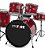 Bateria Pro Fire Spanking Bumbo 20 Polegadas Cromada Completa C/ Prato - Imagem 4