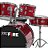 Bateria Pro Fire Spanking Bumbo 20 Polegadas Cromada Completa C/ Prato - Imagem 5