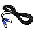 Cabo XLR/XLR Balanceado 5 Metros Para Microfone Mesa De Som - Imagem 1
