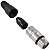 Plug Conector XLR Canon Linha Fêmea Niquelado 3 Terminais - Imagem 3