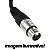 Plug Conector XLR Canon Linha Fêmea Niquelado 3 Terminais - Imagem 4