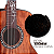 Abafador De Microfonia Para Violão Folk 100mm Com Escala Curva - Imagem 3