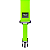 Correia Alça Quick Release Basso Verde Neon Para Guitarra e Violão - Imagem 1