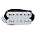 Captador Fleor Humbucker PAF Vintage Alnico 5 Branco Pos. Braço - Imagem 3
