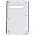 Escudo Traseiro Backplate Guitarra Stratocaster Branco 6 Furos - 3 Camadas (Sanduiche) - Imagem 1