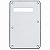 Escudo Traseiro Backplate Guitarra Stratocaster Branco 6 Furos - 3 Camadas (Sanduiche) - Imagem 1