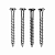 Kit Com 04 Parafusos Cromados Para Neck Plate De Guitarra e Contra Baixo - Imagem 6