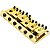 Ponte Fixa Para Guitarra Stratocaster Dourada 6 Cordas - Imagem 4