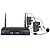 Kit Com 02 Microfones Sem Fio UHF Headset Bodypack Karsect Wireless - Imagem 1