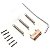 Ponte 6 Parafusos Vintage Thida Big Block Tremolo Para Stratocaster - Imagem 4