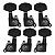 Tarraxas Blindadas Preta Thida Para Guitarra Les Paul Violão Aço 3x3 - Imagem 1