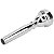 Bocal Boquilha Em Metal Para Trompete 3c Standard Cromado - Imagem 3
