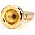 Bocal Boquilha Em Metal Para Trompete 3c Standard Dourado - Imagem 4