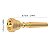 Bocal Boquilha Em Metal Para Trompete 3c Standard Dourado - Imagem 6