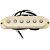 Captador Fleor Single Coil Vintage Alnico V Para Stratocaster Braço Creme - Imagem 1