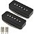 Set de Captadores Fleor P90 Alnico 5 Preto Vintage Braço e Ponte - Imagem 1