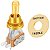 Chave Seletora 3 Posições Para Guitarra Les Paul Knob Dourado - Imagem 1