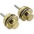 Trava De Correia Strap Lock Para Guitarra Violão Dourado - Imagem 2