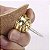 Trava De Correia Strap Lock Para Guitarra Violão Dourado - Imagem 3