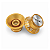 Knob Para Guitarra Les Paul Botões Tone e Volume Dourado - Imagem 2