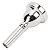 Bocal De Metal Cromado Profissional Para Trombone 12c - Imagem 1