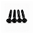 Kit Com 04 Parafusos Preto p/ Braço Neck Plate Guitarra ou Baixo Padrão Fender - Imagem 4