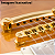 Kit Ponte Roller Cavalete Tune-o-Matic Dourada Para Guitarra Les Paul Sg - Imagem 4