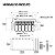 Ponte Tremolo WOV10 Wilkinson 2 Pivôs Para Stratocaster 52.5mm - Imagem 2