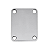 Neck Plate Cromado Para Guitarra E Contra Baixo - Imagem 3