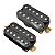 Captador Wilkinson Humbucker High Gain Alnico 5 Preto Braço e Ponte - Imagem 1