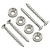 Kit Com 04 Parafusos e Buchas Para Neck Braço de Guitarra e Contra Baixo - Imagem 1
