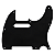 Escudo De Guitarra Telecaster Canhota Preto 08 Furos - 3 Camadas (Sanduiche) - Imagem 2