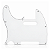 Escudo De Guitarra Telecaster Canhota Branco 08 Furos - 3 Camadas (Sanduíche) - Imagem 1