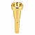 Bocal De Metal Dourado Profissional Para Trompete 3c - Imagem 2