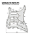 Escudo Branco Para Guitarra Stratocaster HSS 11 Furos Camada Única - Imagem 2
