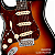 Escudo Brown Tortoise Guitarra Strato 11 Furos 3 Camadas (Celulóide) Canhota - Imagem 5