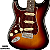 Escudo Brown Tortoise Guitarra Strato 11 Furos 3 Camadas (Celulóide) Canhota - Imagem 4