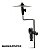 Suporte Adaptador Clamp De Bateria Para Pratos Splash China Em Alumínio - Imagem 5