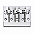 Ponte HiMass Para Contra Baixo Jazz Bass Precision Bass 4 Cordas Thida Cromada - Imagem 2