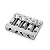 Ponte HiMass Para Contra Baixo Jazz Bass Precision Bass 4 Cordas Thida Cromada - Imagem 1