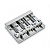 Ponte HiMass Para Contra Baixo Jazz Bass Precision Bass 4 Cordas Thida Cromada - Imagem 4